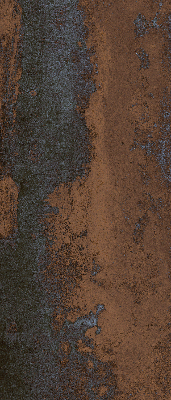 Modern roller blind Rusty sheet metal