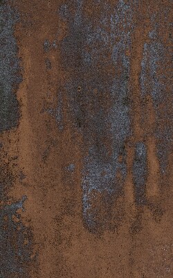 Modern roller blind Rusty sheet metal