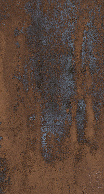 Modern roller blind Rusty sheet metal