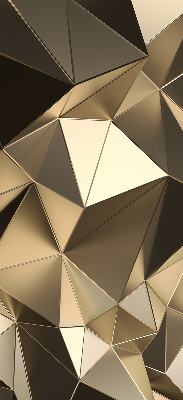Fabric roller blind Golden triangles