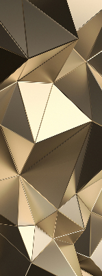 Fabric roller blind Golden triangles