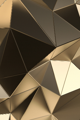Fabric roller blind Golden triangles