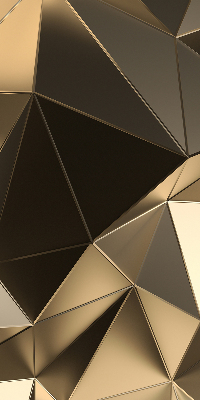 Fabric roller blind Golden triangles