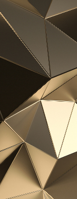 Fabric roller blind Golden triangles
