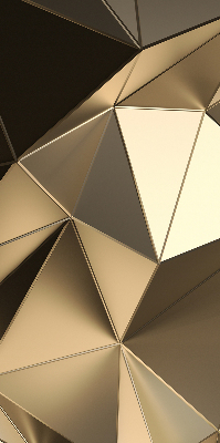 Fabric roller blind Golden triangles