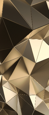 Fabric roller blind Golden triangles