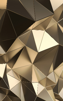 Fabric roller blind Golden triangles