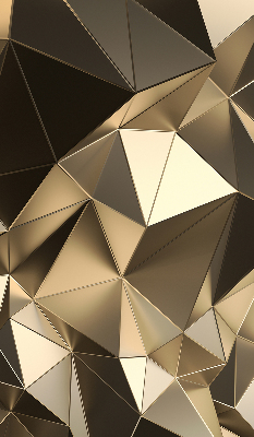 Fabric roller blind Golden triangles