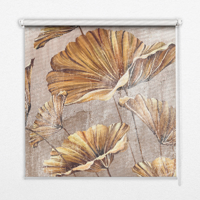 Roller blind for large window Plants