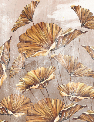 Roller blind for large window Plants