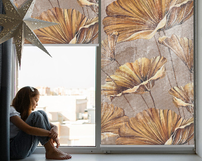 Roller blind for large window Plants