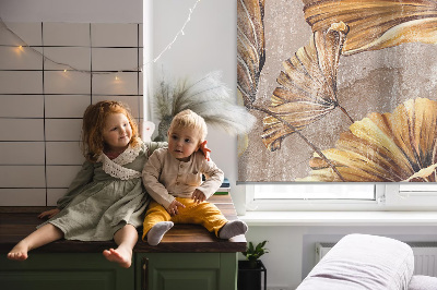 Roller blind for large window Plants