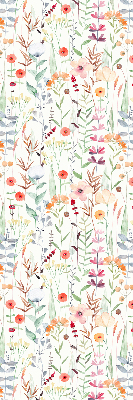 Fabric roller blind Colorful flowers
