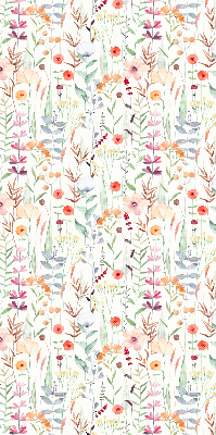 Fabric roller blind Colorful flowers