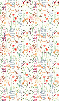 Fabric roller blind Colorful flowers