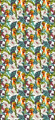 Modern roller blind Birds and flowers