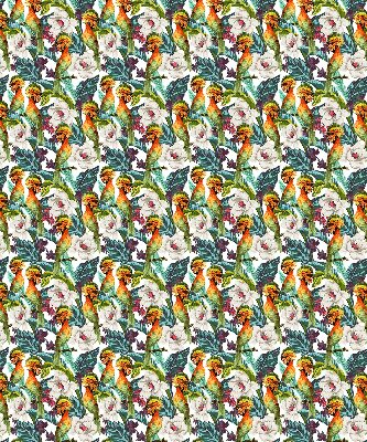 Modern roller blind Birds and flowers