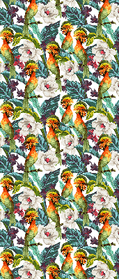 Modern roller blind Birds and flowers