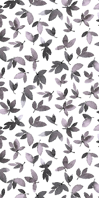 Fabric roller blind Dark pink leaves