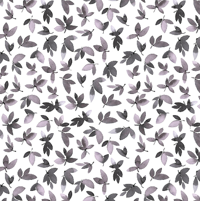 Fabric roller blind Dark pink leaves