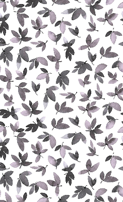 Fabric roller blind Dark pink leaves