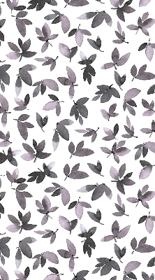 Fabric roller blind Dark pink leaves