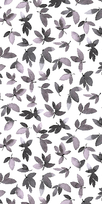 Fabric roller blind Dark pink leaves