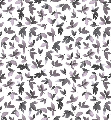 Fabric roller blind Dark pink leaves