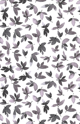 Fabric roller blind Dark pink leaves