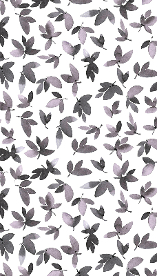 Fabric roller blind Dark pink leaves