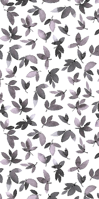 Fabric roller blind Dark pink leaves
