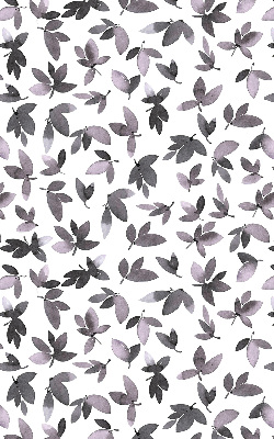 Fabric roller blind Dark pink leaves