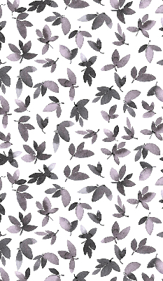 Fabric roller blind Dark pink leaves
