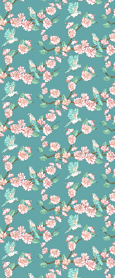 Modern roller blind Birds among the branches