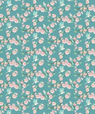 Modern roller blind Birds among the branches