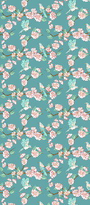 Modern roller blind Birds among the branches
