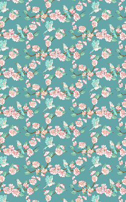 Modern roller blind Birds among the branches
