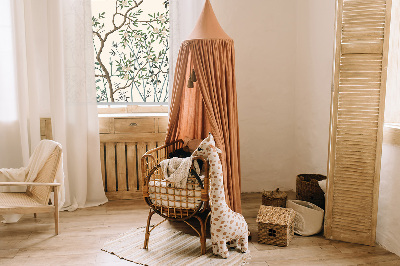 Roller blind for large window Birds on a tree