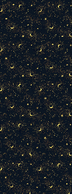 Modern roller blind Moon and stars