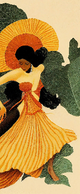 Fabric roller blind Dancer