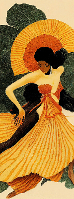 Fabric roller blind Dancer