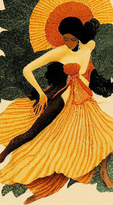 Fabric roller blind Dancer