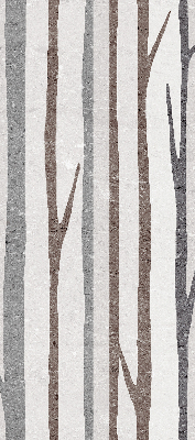 Modern roller blind Tree trunks