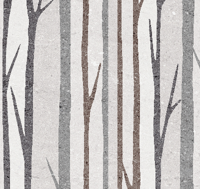Modern roller blind Tree trunks