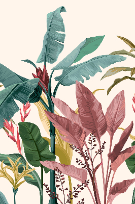 Roller blind for large window Colorful leaves
