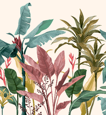 Roller blind for large window Colorful leaves