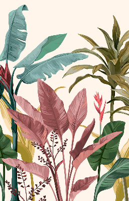 Roller blind for large window Colorful leaves