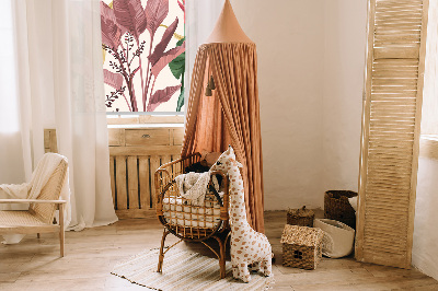 Roller blind for large window Colorful leaves