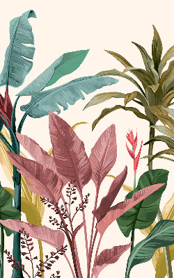 Roller blind for large window Colorful leaves