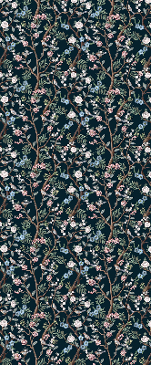 Fabric roller blind Flower vines